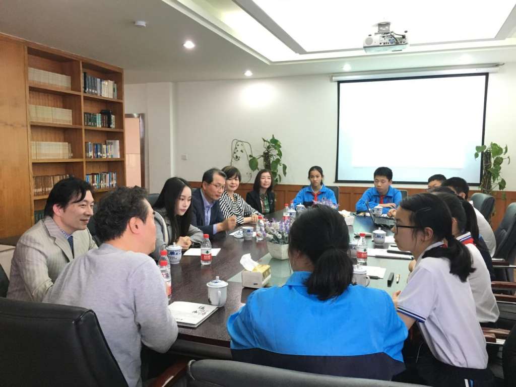 杭州迎来了韩国最好的外国语高中